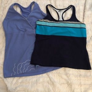 🦋 Athletic tops. Both size L and in good condition.